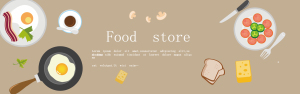 <span style="color: #07aefc"></span>优质食物商店淘宝banner在线制作生成