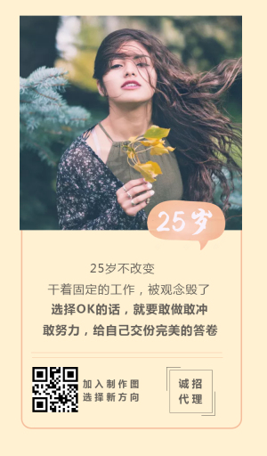 <span style="color: #07aefc"></span>努力生活产品展示图在线制作生成